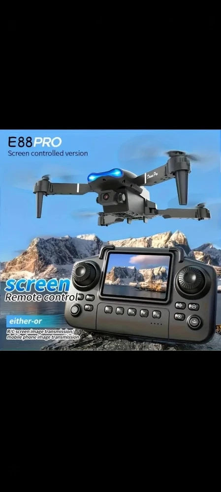 New Drone Max Upgraded Dual Cameras  High Definition  Obstacle Avoidance New0080