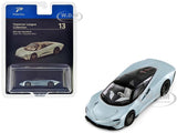 MCLAREN SPEEDTAIL SILVER METALLIC 1/64 DIECAST MODEL CAR BY POSTERCARS H13B