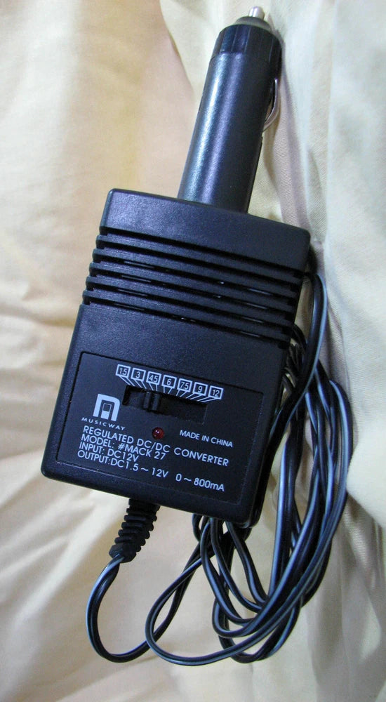 MUSICWAY #Mack27 DC/DC Converter - Input:  DC12V Output: 1.5 - 12V  SirH70
