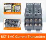 AC Current Sensor Transmitter 1A 5A 10A 20A Input 4-20mA 0-10V Signal Converter