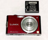 Panasonic Lumix DMC-FX60 12MP Compact Digital Camera Purple Tested Working Japan
