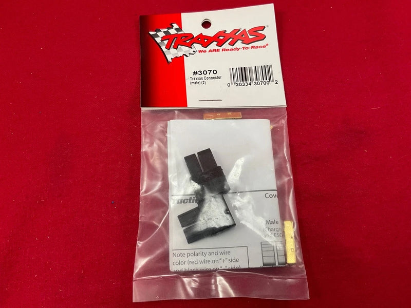 Traxxas 3070  Connector (male) (2) - FOR ESC + CHARGER original hc style plugs