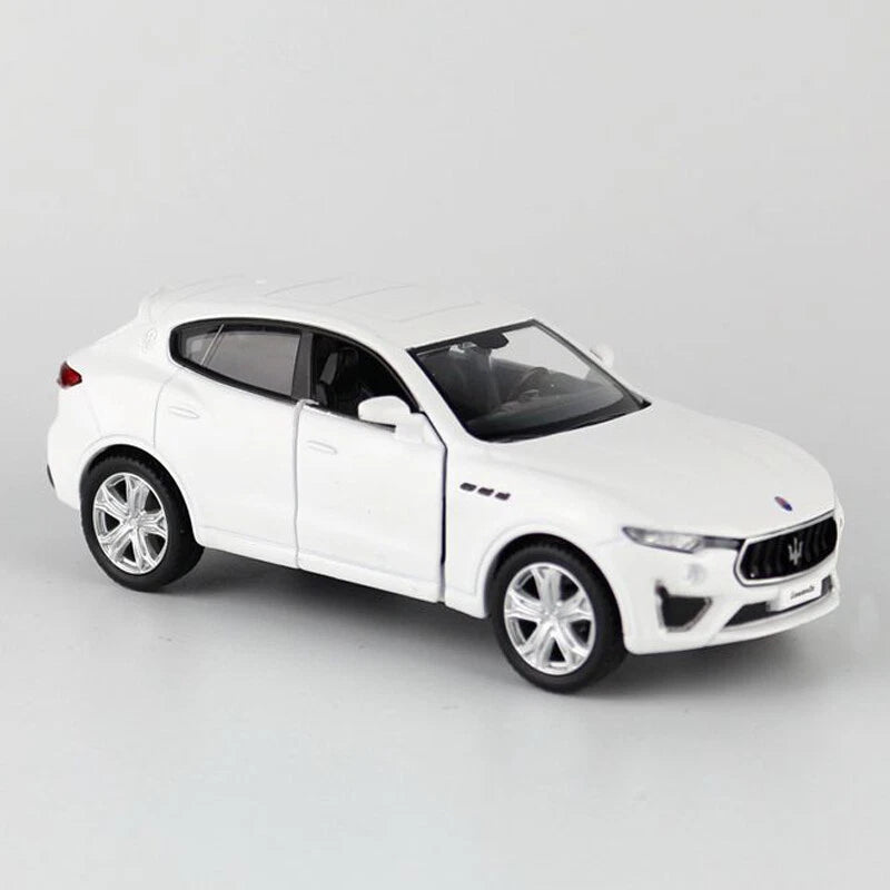 1:36 Maserati Levante GTS Model Car SUV Diecast Toy Cars Metal Vehicle White