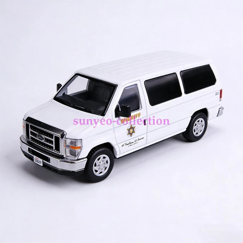 1/64 E350 Los Angeles Sheriff SUV Alloy Diecast Car Model Collectible