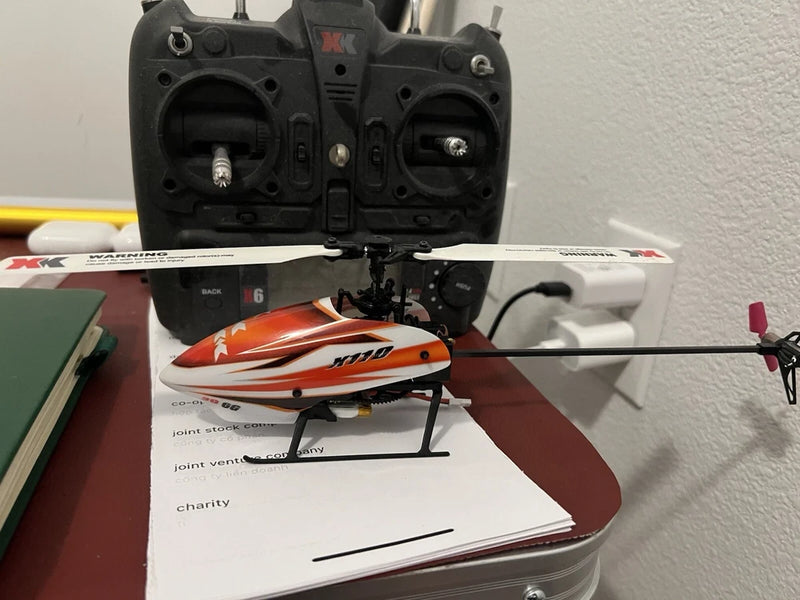 WLtoys K110S RC Helicopters with 3D/6G Mode Gyro for Adults,2.4GHZ,Light-Weight