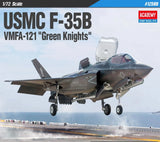 1/72 USMC F-35B VMFA-121 model kit by ACADEMY, gray fighter jet