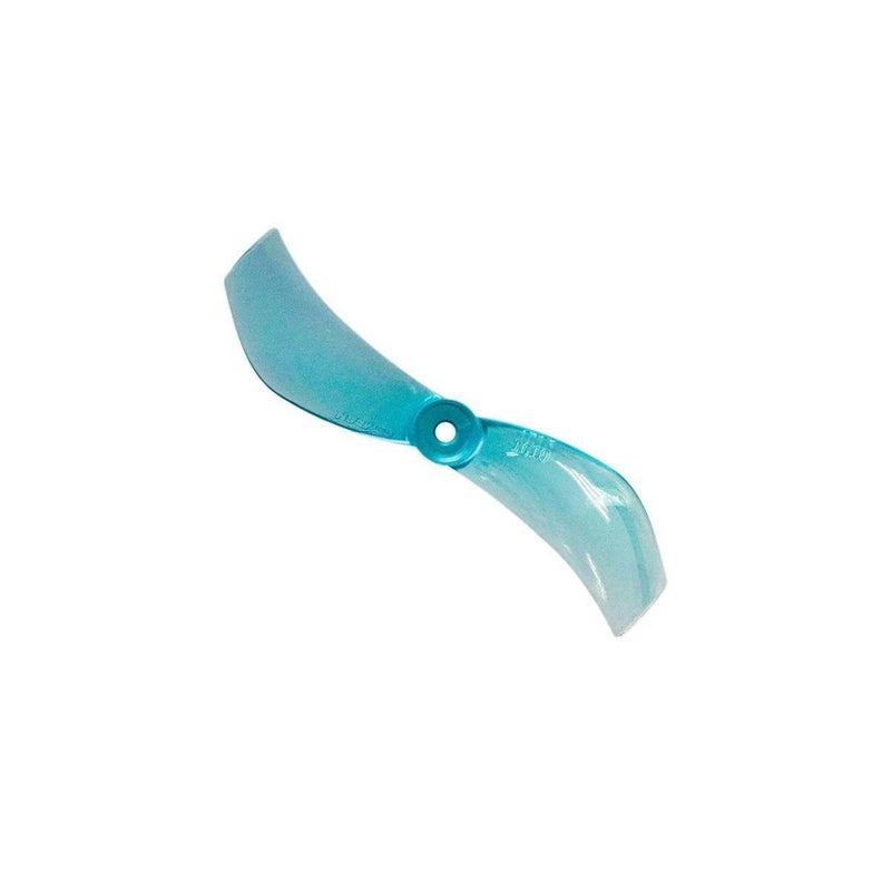 Gemfan FPV drone propeller, blue two-blade with hub