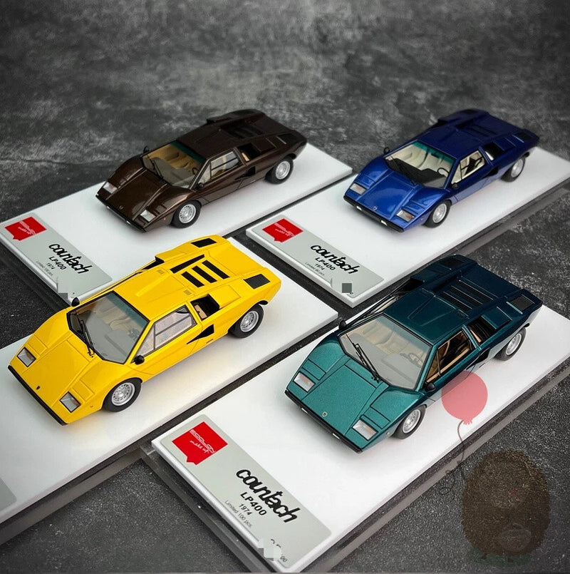 makeup 1/43 Lamborghini Countach LP400 1975 EM387 Resin Car Model Diecast Gifts