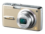 Panasonic Lumix FX07 Compact Digital Camera Gloss Gold From Japan
