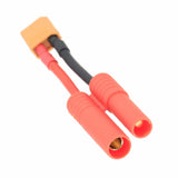 HXT 4mm Male-/Female+ to XT30 Male cable 16AWG 5CM wire For RC Battery Toy FPV