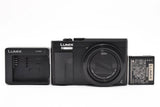 Near Mint Panasonic DMC TZ90 Black BattCharger Set Chi027