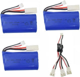 3¡Á 7.4V 1500mah Lipo battery for feilun FT009 UDI009 UDI902 UDI002 AA102 RC boat