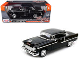 1:18 1955 Chevrolet Bel Air Hard Top -- Black -- Motormax