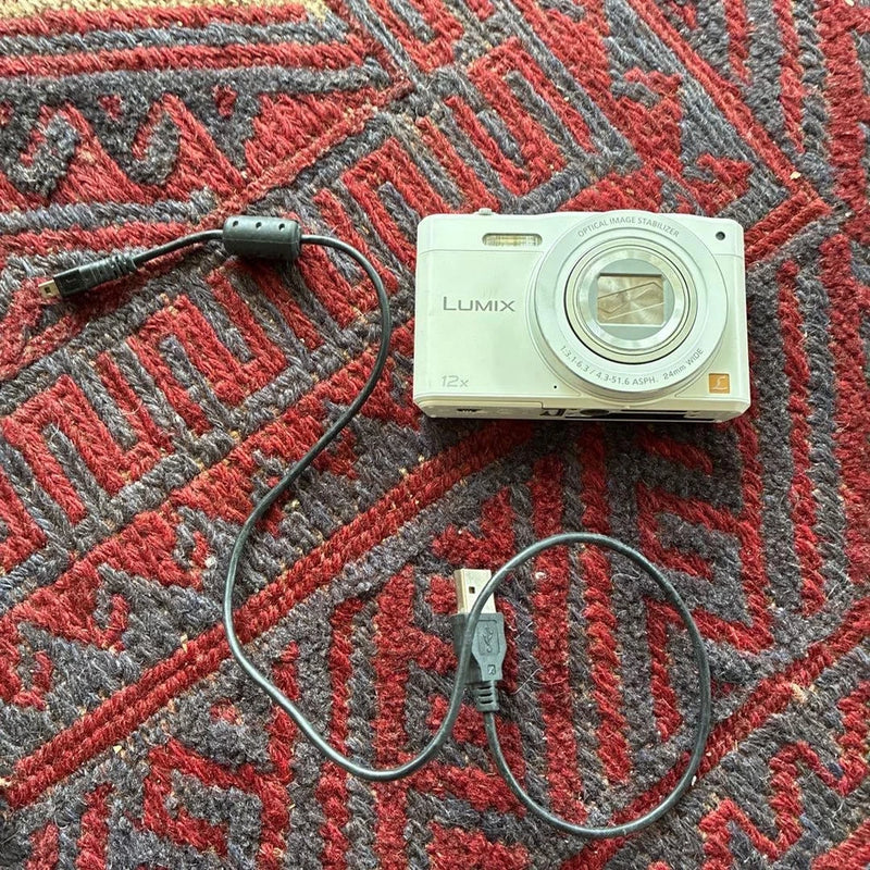 Panasonic Lumix DMC-SZ8 Compact Camera 12x Zoom White Used From Japan