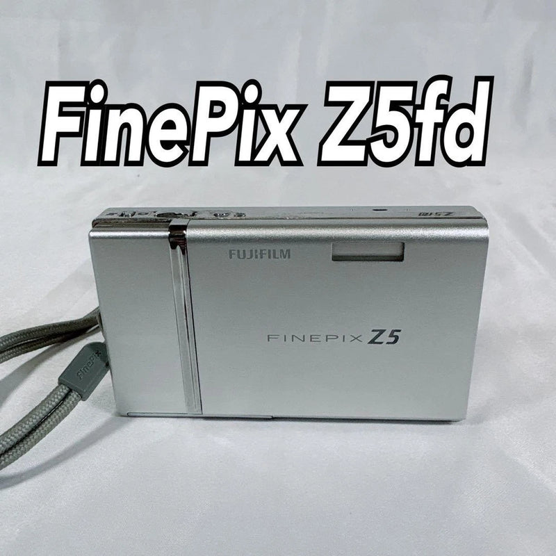 Fujifilm FinePix Z5fd Silver Compact Digital Camera Tested Working Japan