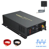 WZRELB 12VDC to 110V120VAC 3000W Pure Sine Wave Inverter Peak 6KW home new solar