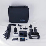 GoPro HERO13 Creator Edition bundle with black camera, mounts, microphones, and case