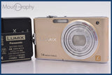 [Used] Panasonic LUMIX DMC-FX66 Gold 14.1MP Used JP