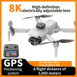 8K Camera Drone GPS FPV RC Quadcopter with 4.5