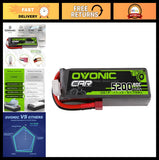 RC LiPo battery pack, black and green OVONIC Car 5200mAh 11.1V 80C