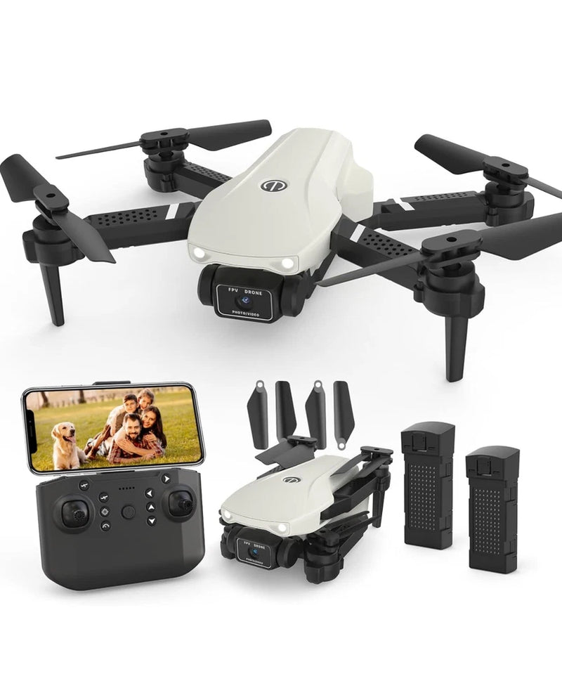 10 Mini Drone with Camera, 2 Cameras FPV Foldable Drones 720P HD RC Quadcopters
