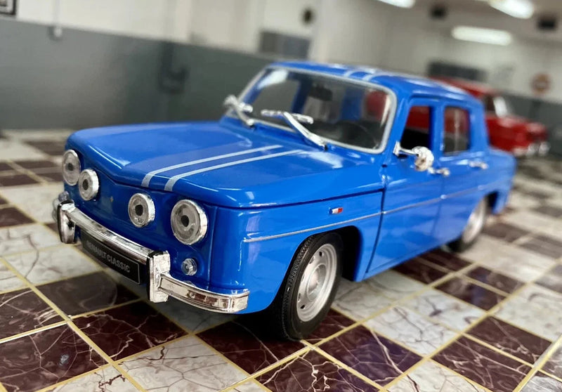 WELLY 1964 RENAULT GORDINI R8 BLUE 1/24 SCALE DIECAST MODEL CAR