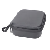 Hard-shell organizer case for drone accessories, dark gray with zip and carrying loop