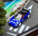 CR Minigt 1:64 Blue AZ-1 LB40 Racing Sports Model Diecast Metal Car