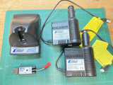 Horizon Hobby E-flite Charger Lot Eflc1000, 1010, (2) 3125 Clean Battery