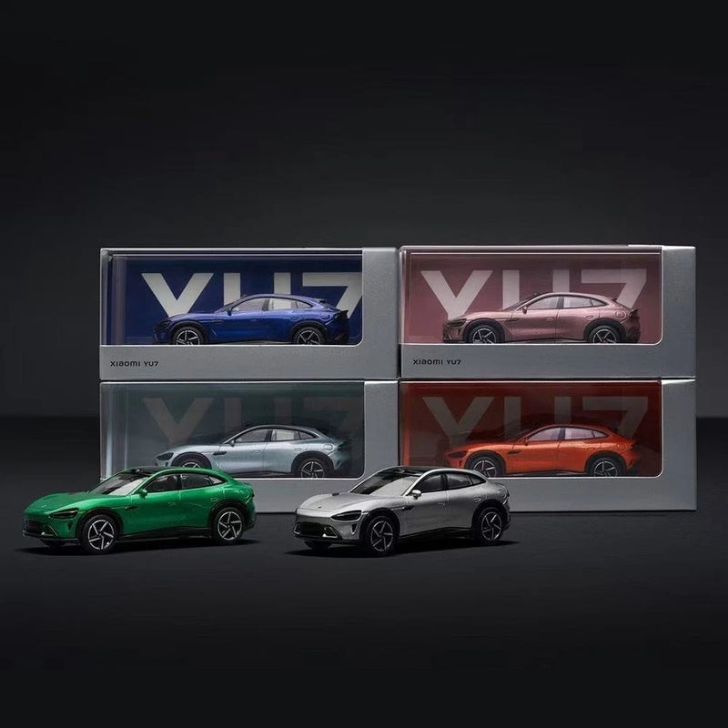 1:64 Xiaomi Yu7 Alloy Miniature Diecast Model Car Kid Toy Vehicle Collection