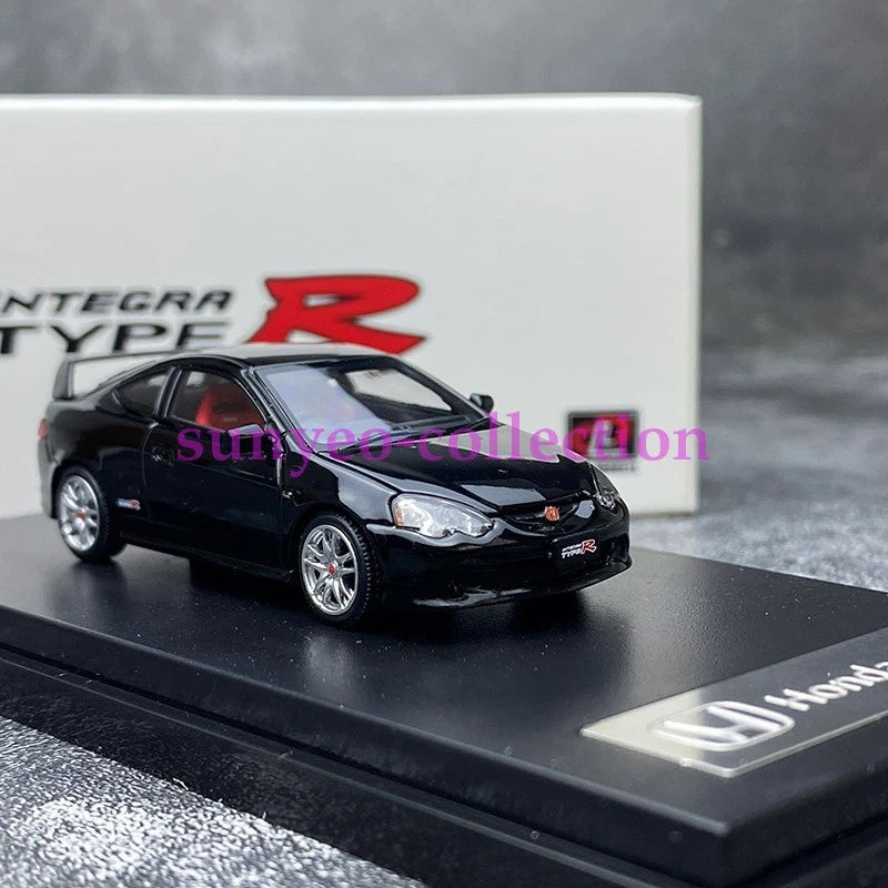 1:64 Black Integra DC5 Type R Diecast Model - Alloy JDM Collectible Car