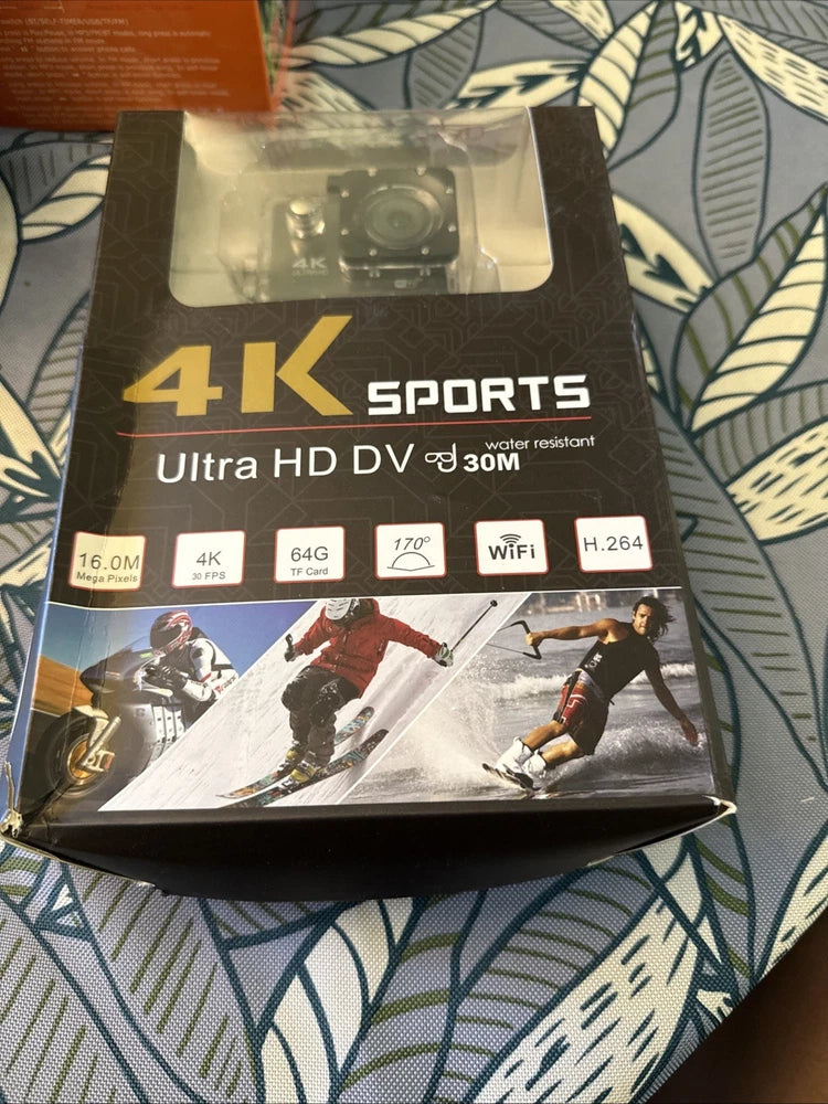 4K Ultra HD Digital Camera Action/Sports/Water Resistant 1080p