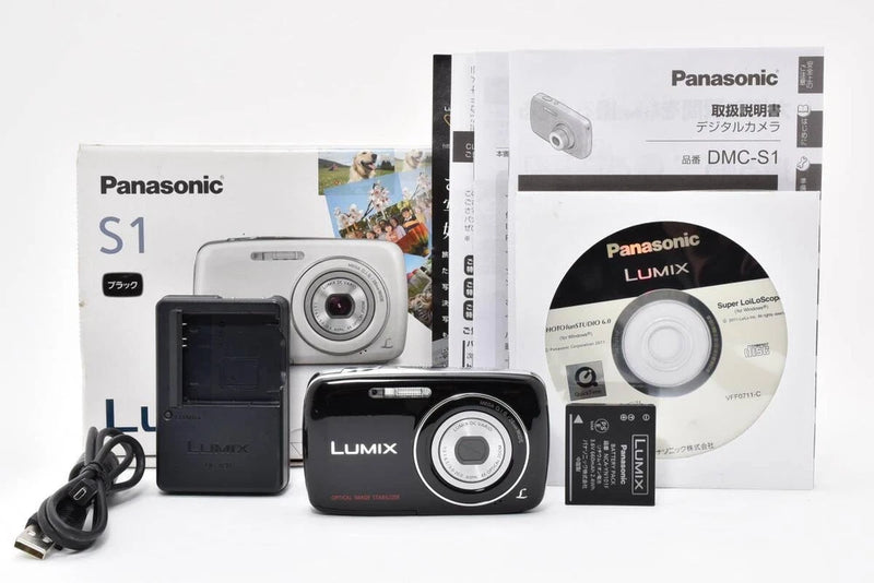 Panasonic Lumix DMC-S1 Camera Black Used Excellent Condition