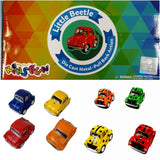 Die Cast Mini Beetle Volkswagen Bright Ladybug Car Pull Back Model Collectables