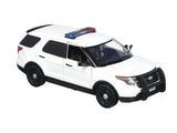 2015 Ford Police Interceptor w/ Lightbar 1:24 Scale Model - Motormax 76959