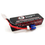 Black hard case LiPo battery pack 5300mAh 3S 11.1V 60C, EC5 connector with red/blue leads