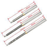Set of metal cylinders with braided shafts for RC excavator upgrade accessory