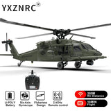YXZNRC F09-V RC Helicopter 2.4G 6CH 6-axis Gyro Army 3D Stunt Remote Control