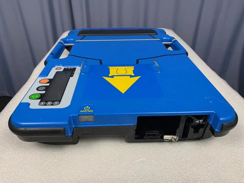Automated resuscitation system platform, blue EMS model with control panel and ports