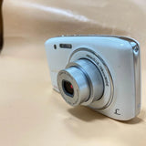 Panasonic LUMIX DMC-S2 White Digital Camera with SD Card Compact Design