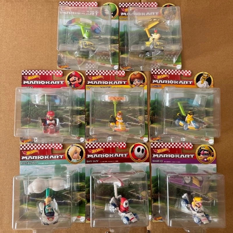 Hot Wheels Mario Kart Gliders Pick Your Model Mario Luigi Yoshi Rosalina New