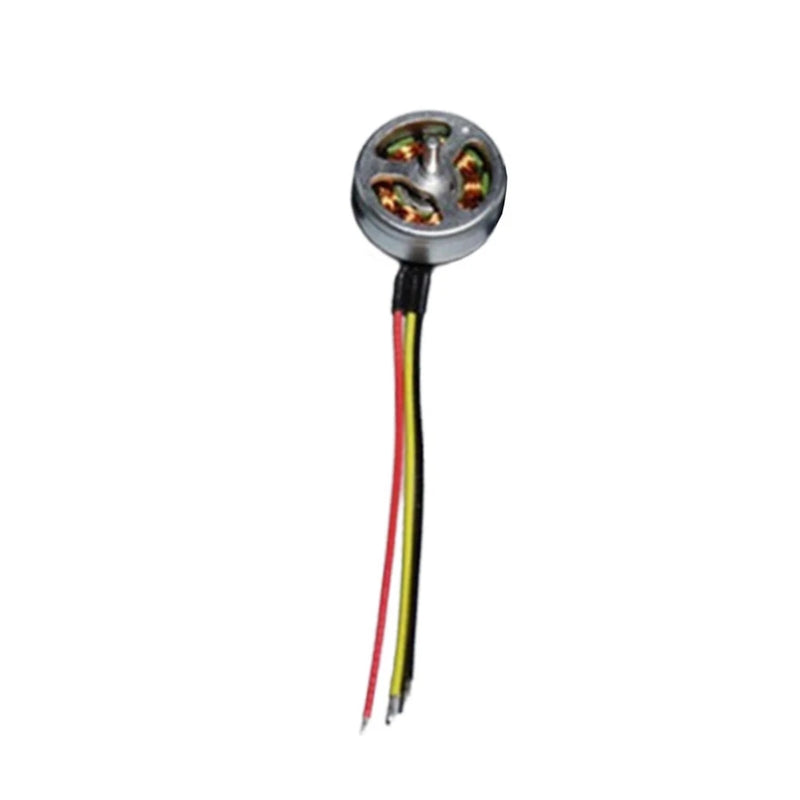 Brushless RC motor with 3-wire leads and metal can housing