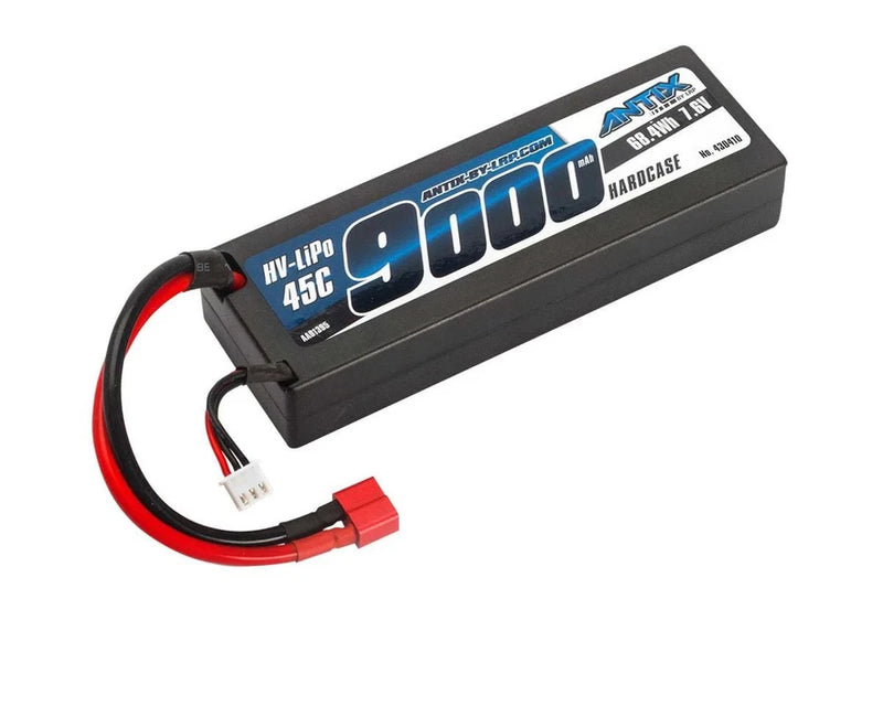 LRP Antix 2S Graphene LiHV 45C Hardcase Battery?(7.6V/9000mAh) w/T-Plug Battery