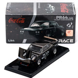 Tiny x Pop Race 1:64  Drift (HAKOSUKA) Zero JP Black Chrome Model Car