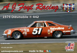 Salvino AJ Foyt Racing 1979 Oldsmobile 442 #51 NASCAR Stock Car model kit 1/25