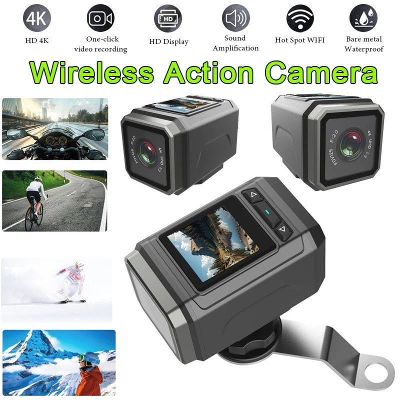 4K Video 1080P WIFI Action Camera Sport Camcorder Motorcycle Waterproof S1 Cam