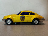Rare ashai porsche 911 plastic model car battery operated 10