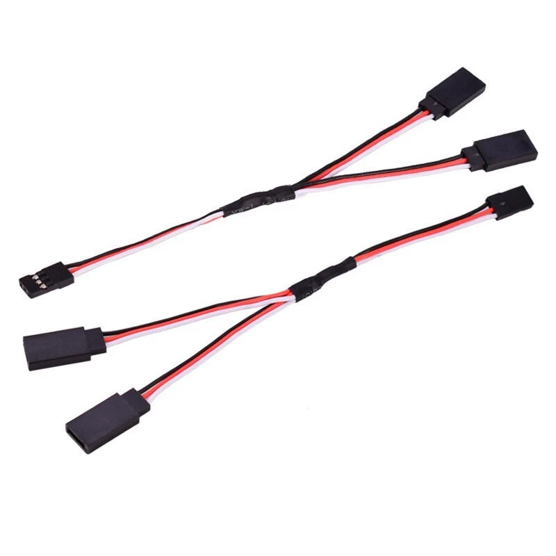 2X 15cm RC Servo Extension Y Wire Cable for JR Futaba RC Car Helicopter Receiver