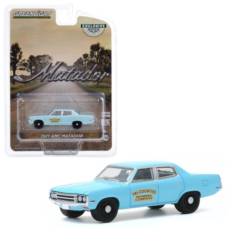 GREENLIGHT 30153 11971 AMC MATADOR DIECAST MODEL CAR 1:64