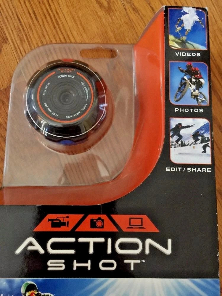 JAKKS Pacific ACTION SHOT DIGITAL VIDEO CAMERA Shoot & Share PHOTO LED INDICATOR
